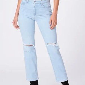 PAIGE Relaxed Colette Jeans Dance Hall Destructed Size 27